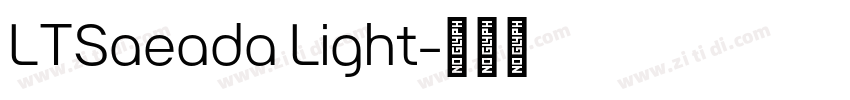 LTSaeada Light字体转换